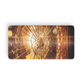 Fitted Sheet - Shattered Amber Light Moody Art | Echovira...