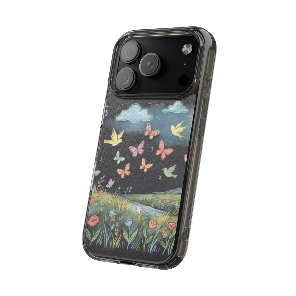Clear Impact-Resistant Cases - Clear Phone Case - Meadow......