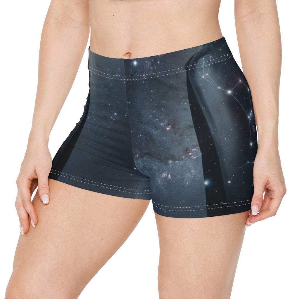 Women's Shorts with Orion Nebula Artwork