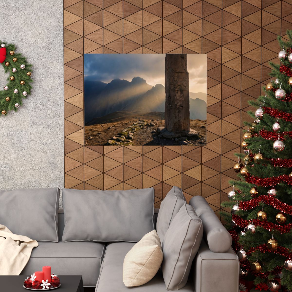 Matte Horizontal Posters - Mystic Monolith Ancient Persian...
