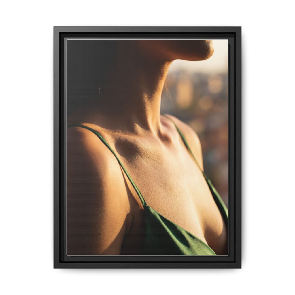 Framed Matte Canvas - Sunlit Muse