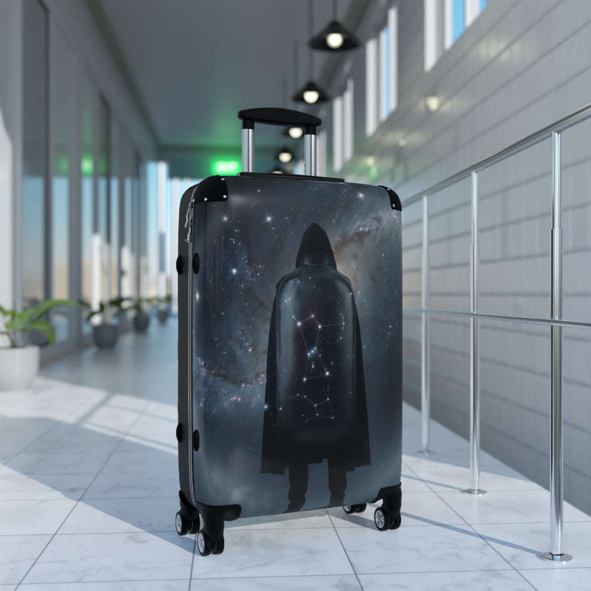 Suitcase - Cosmic Orion Starry Journey | Echovira Gallery
