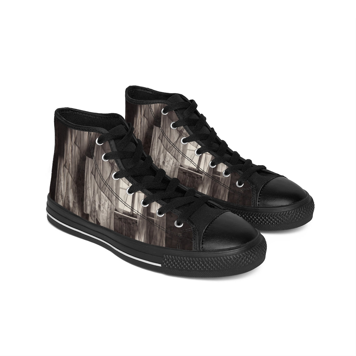Women's Classic Sneakers - Spectral Veils | Echovira Gallery