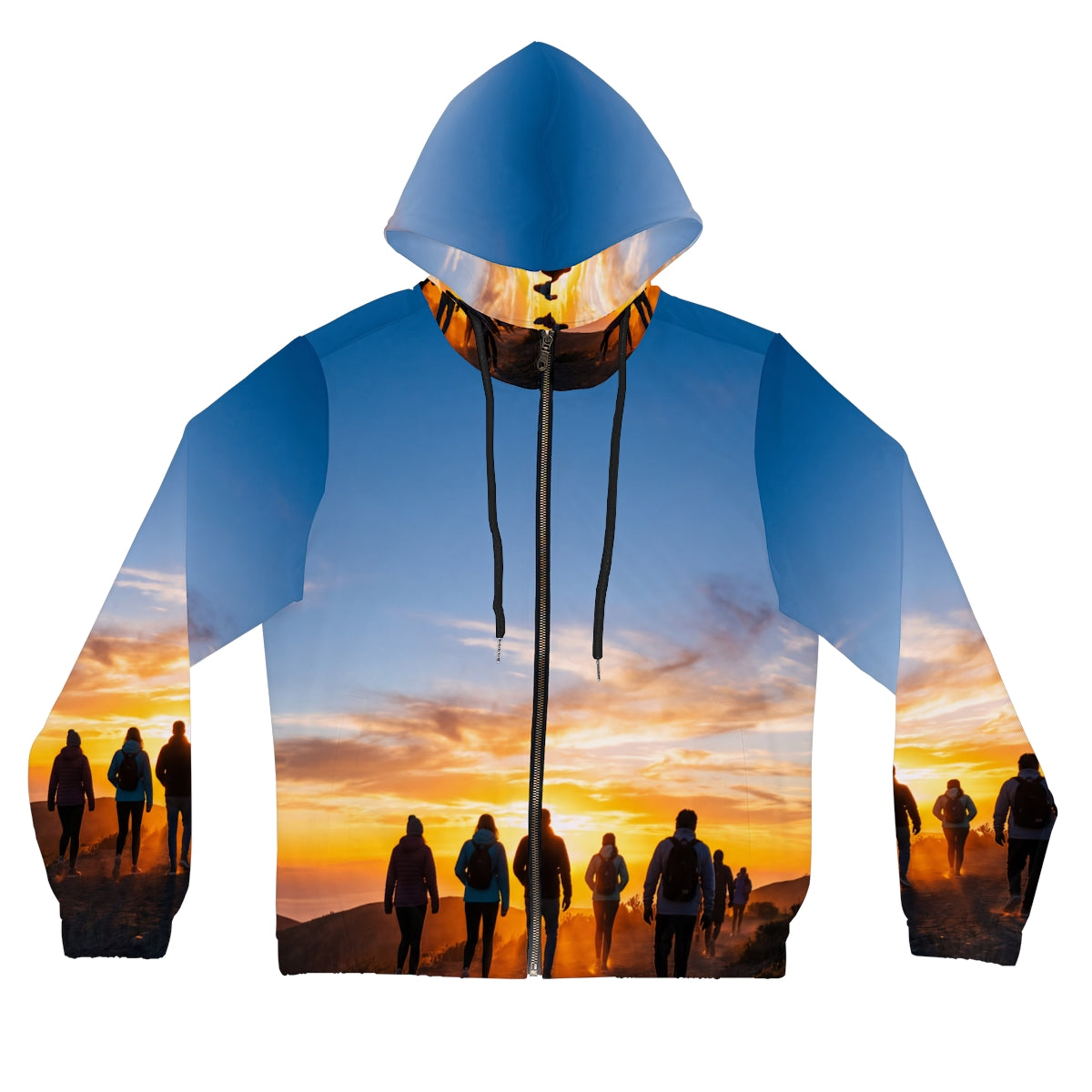 Women's Full-Zip Hoodie - Sunrise Trail