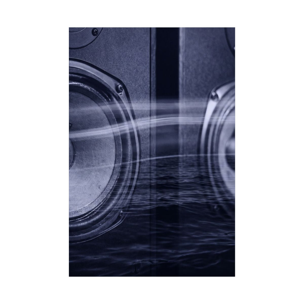 Matte Vertical Posters - Sonic Currents Moody Audio... |...