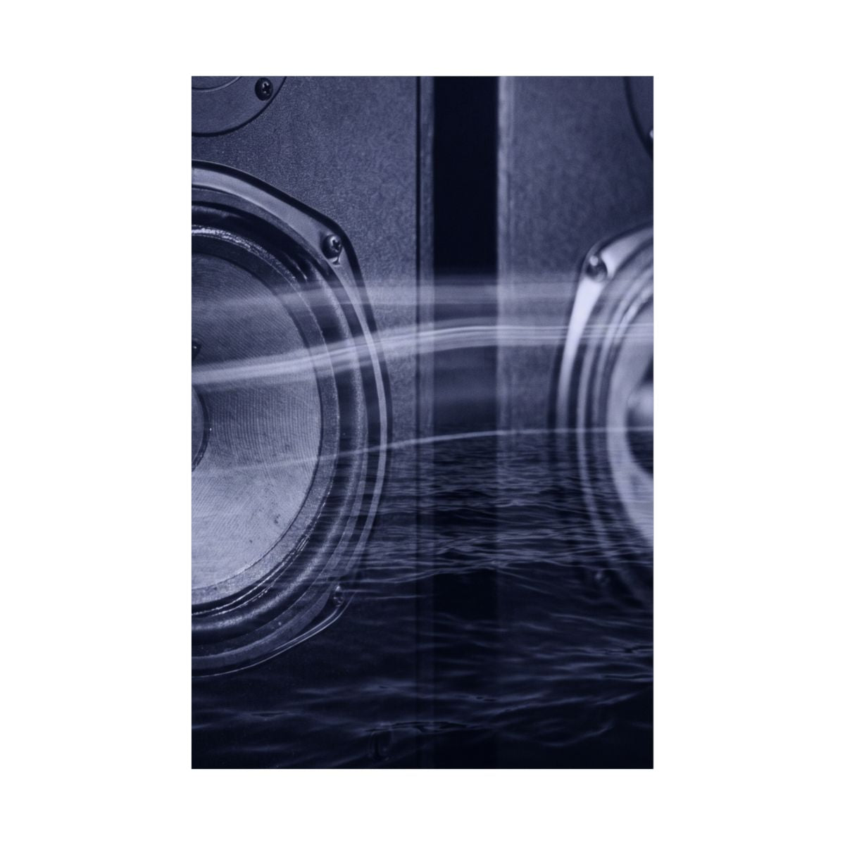 Matte Vertical Posters - Sonic Currents Moody Audio... |...