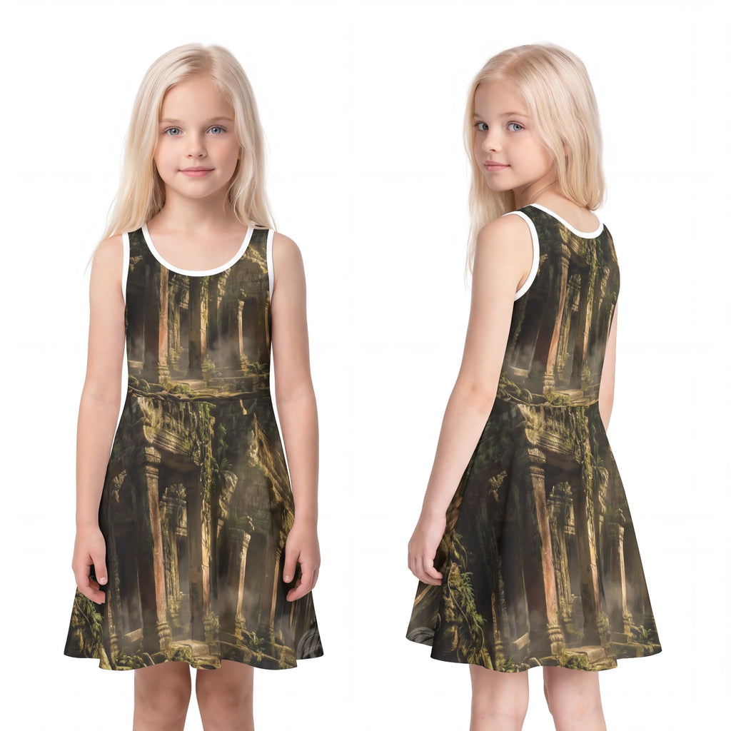 Girls' Sleeveless Sundress - Secret Temple | Echovira...
