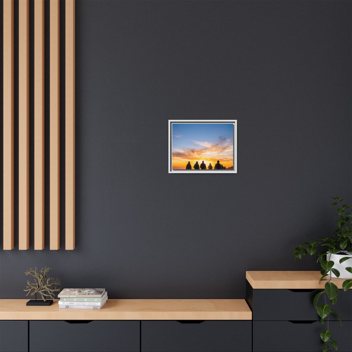 Matte Canvas, Framed - Epic Dawn Trek