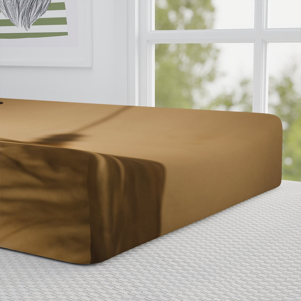 Baby Changing Pad Cover with Amber Light Art