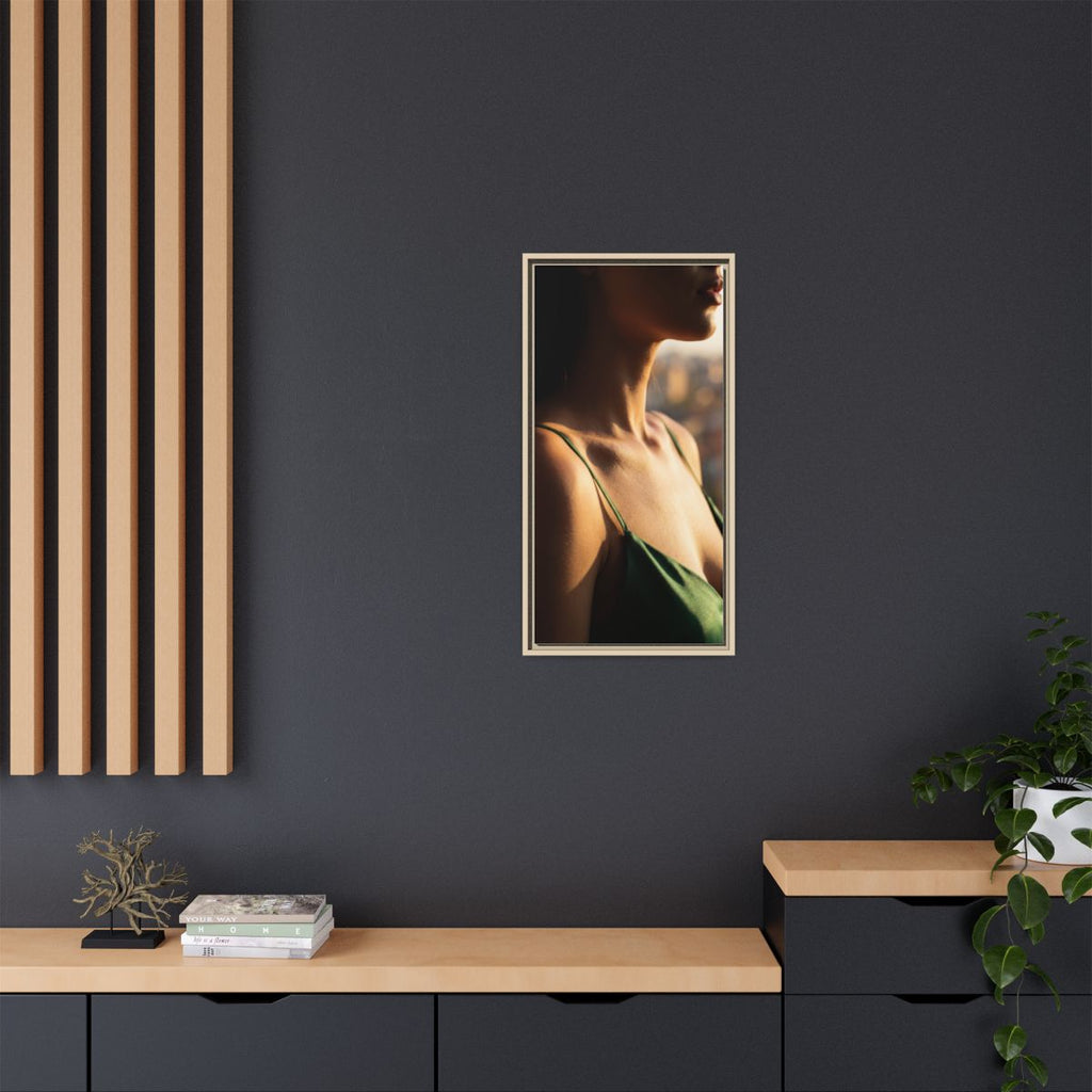 Framed Matte Canvas - Sunlit Muse