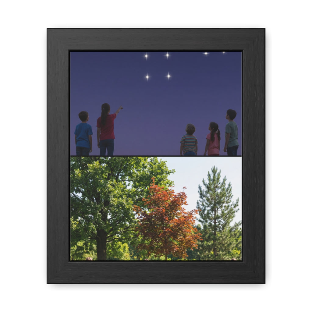 Framed Poster - Little Explorer — Portrait