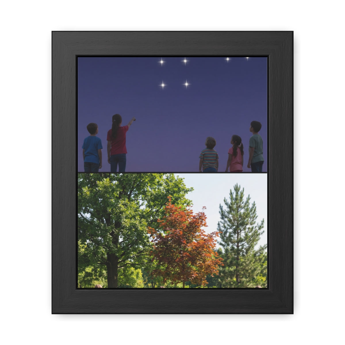 Framed Poster - Little Explorer — Portrait