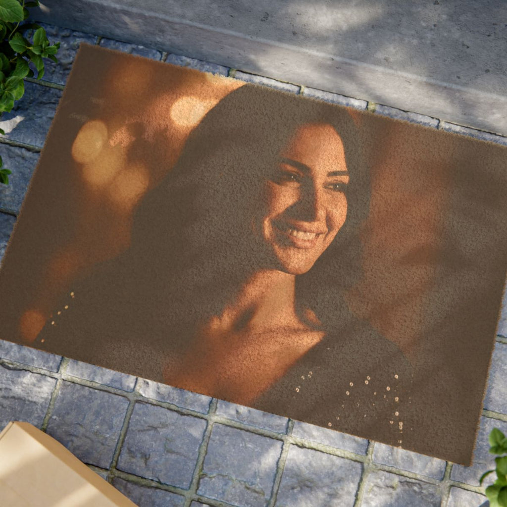 Welcome Doormat - Golden Elegance