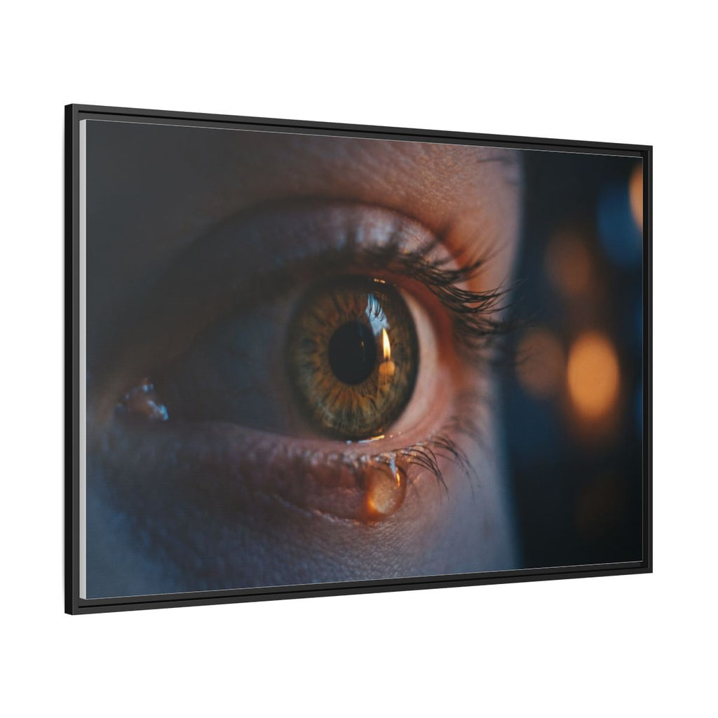Framed Matte Canvas - Mystic Eye — Black / 1.25"