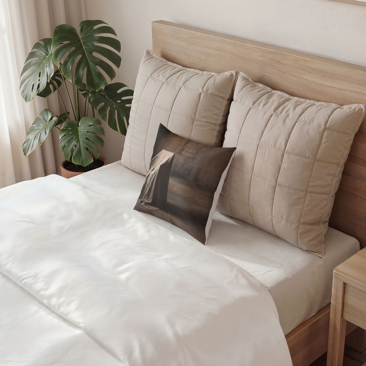 Poly Velvet Pillow - Brutalist Softness