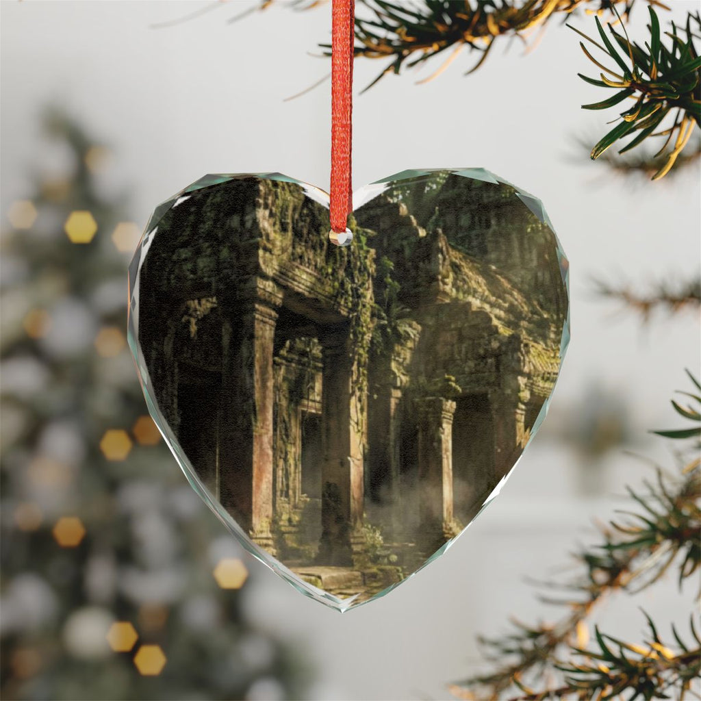 Crystal Glass Ornament - Ancient Portal | Echovira Gallery