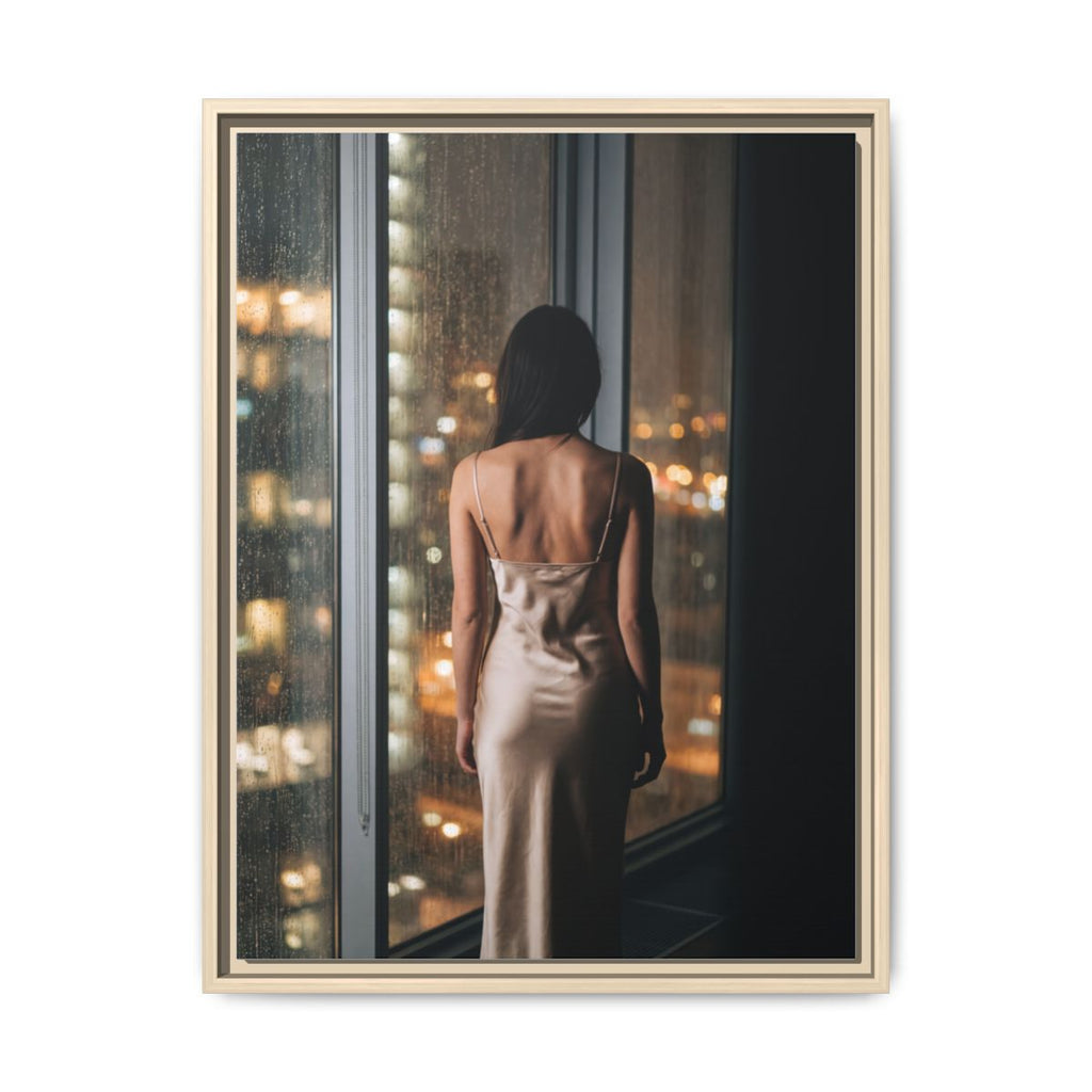Framed Matte Canvas - Cinematic Nights — Natural / 1.25"