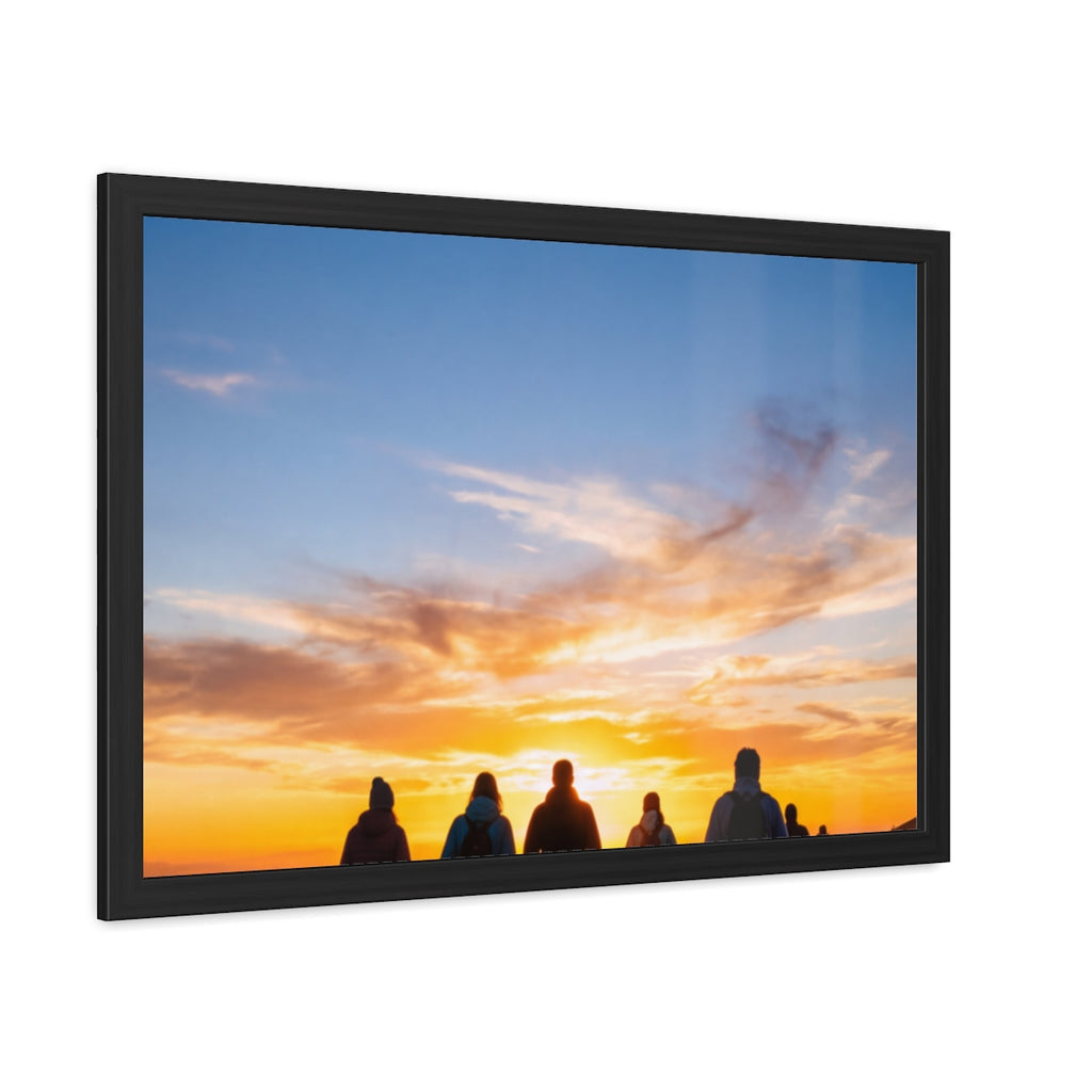 Framed Poster - Sunset Silhouette