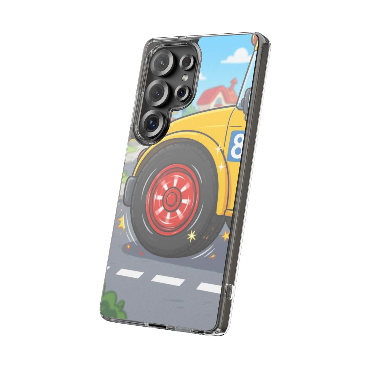 Clear Impact-Resistant Cases - Cartoon Bus | Echovira...