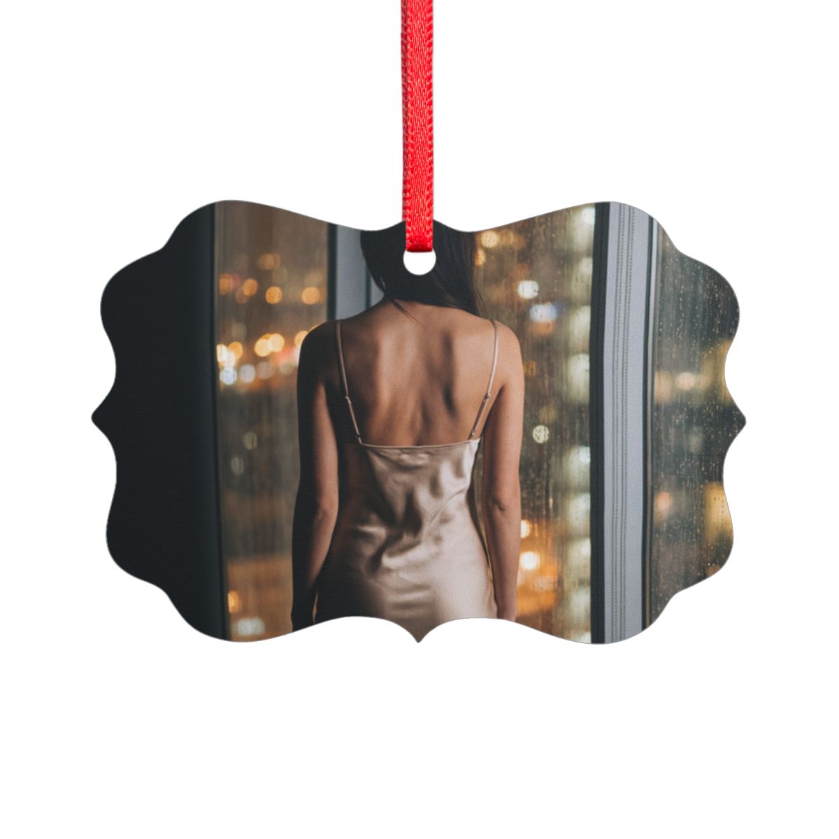 Acrylic Ornament - Cinematic City Glow