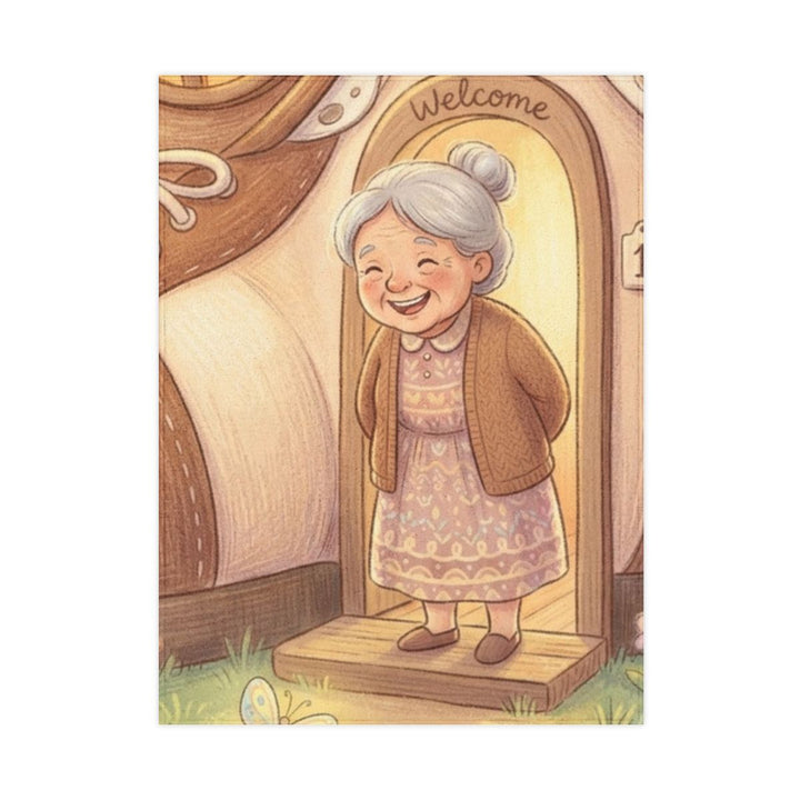 Toddler Blanket - Storybook Shoe Cottage