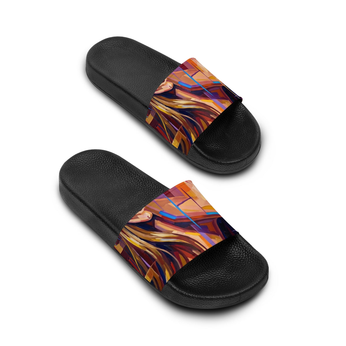Women's Slide Sandals - Shattered Elegance | Echovira...