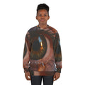 Unisex Sweatshirt - Amber Iris Reflection Fine Art Print |...