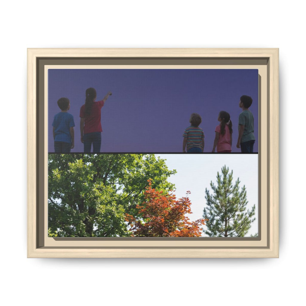 Matte Canvas, Framed - Constellation Woods