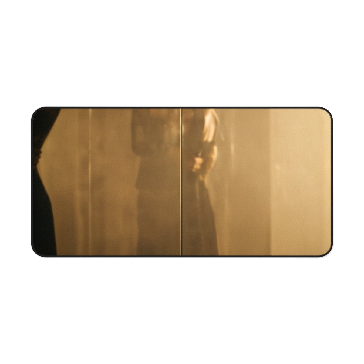 Desk Mat - Amber Reflections Cinematic Lovers Wall Art |...