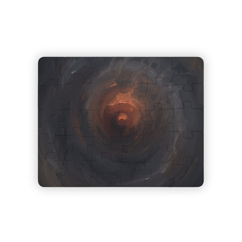 Kids' Puzzle with Cosmic Abstract Art