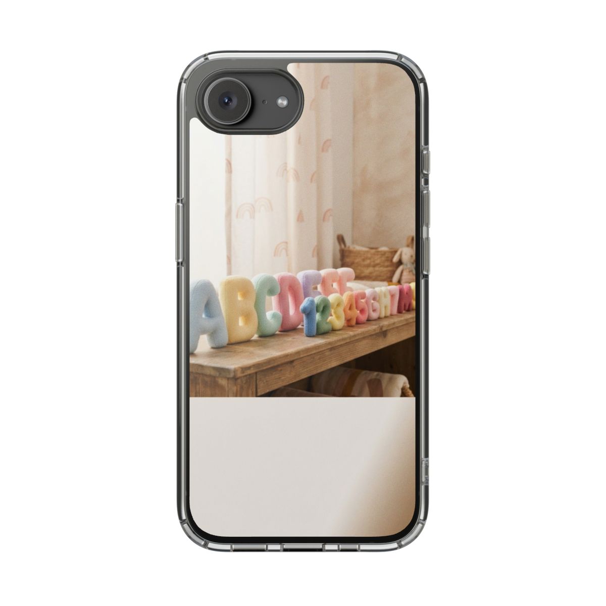 Clear Impact-Resistant Case - Pastel ABCs | Echovira Gallery