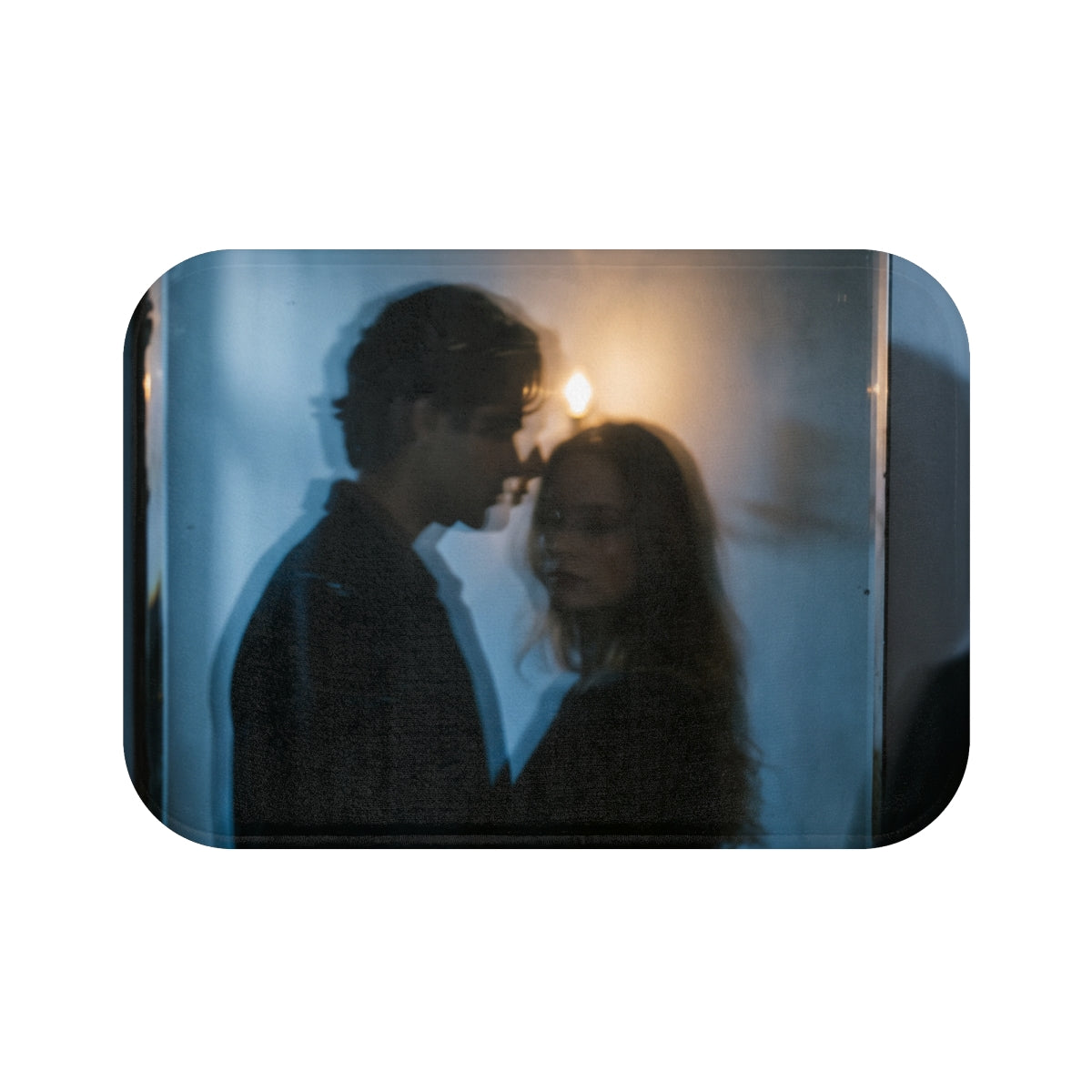 Midnight Reflection Bath Mat - Moody Washroom Decor |...