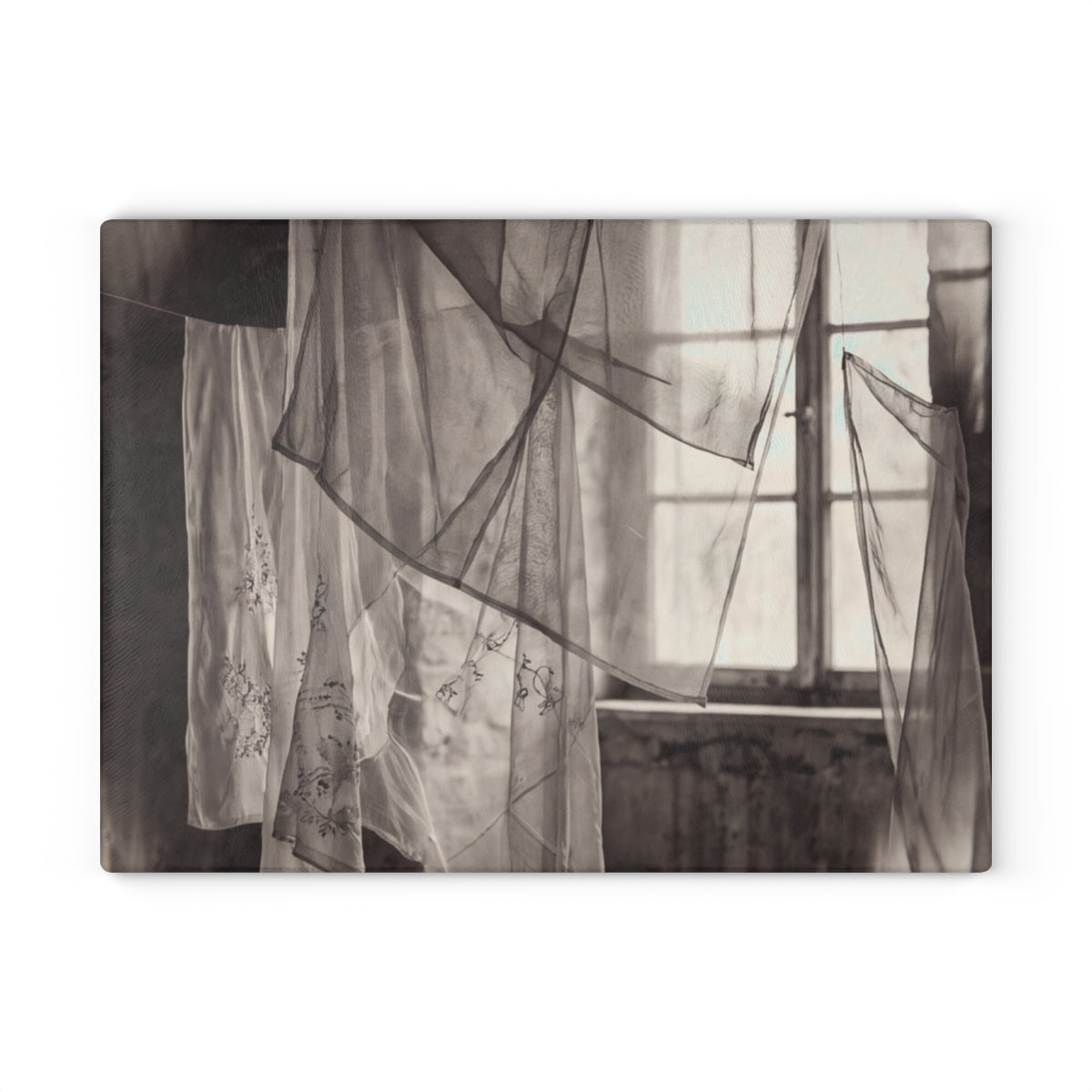 Glass Cutting Board - Spectral Veils | Echovira Gallery