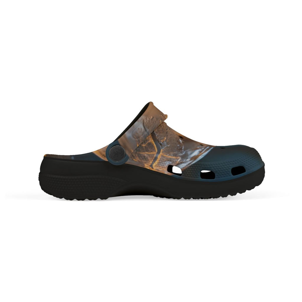 Kids' Clogs with Glowing Glass Sphere Art