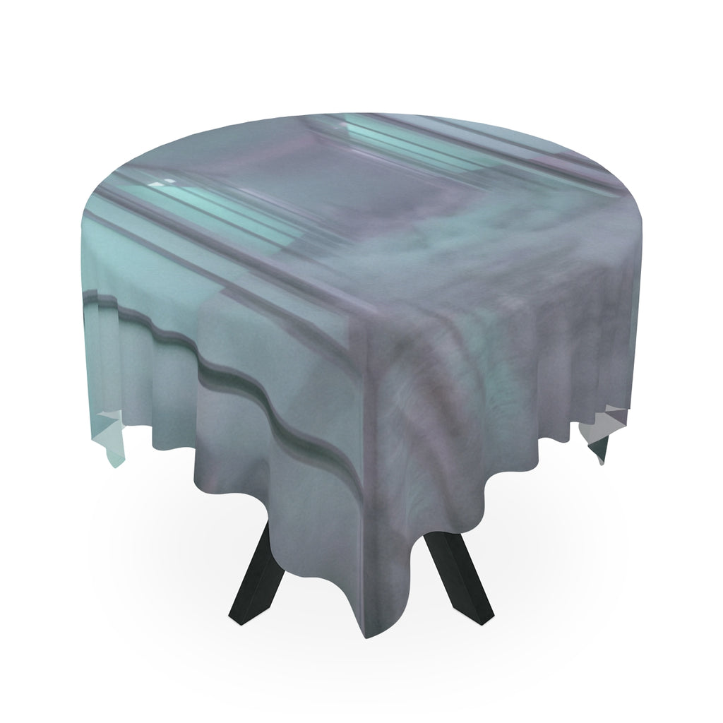 Tablecloth - Liminal Mist Dining Cover | Echovira Gallery