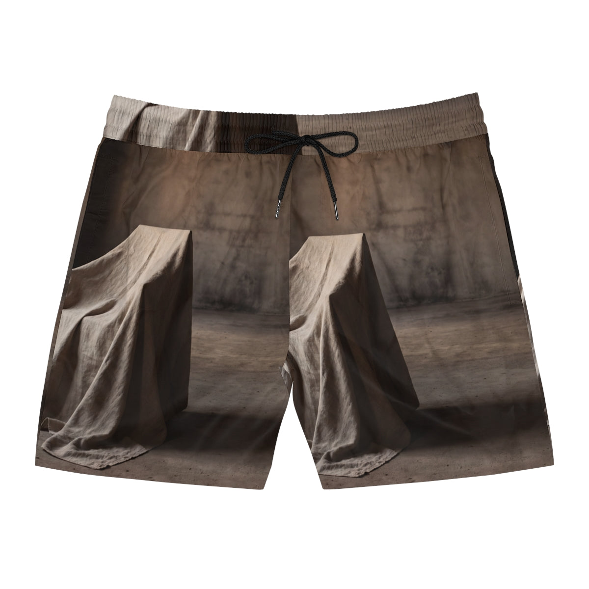 Men's Mid-Length Swim Shorts - Brutalist