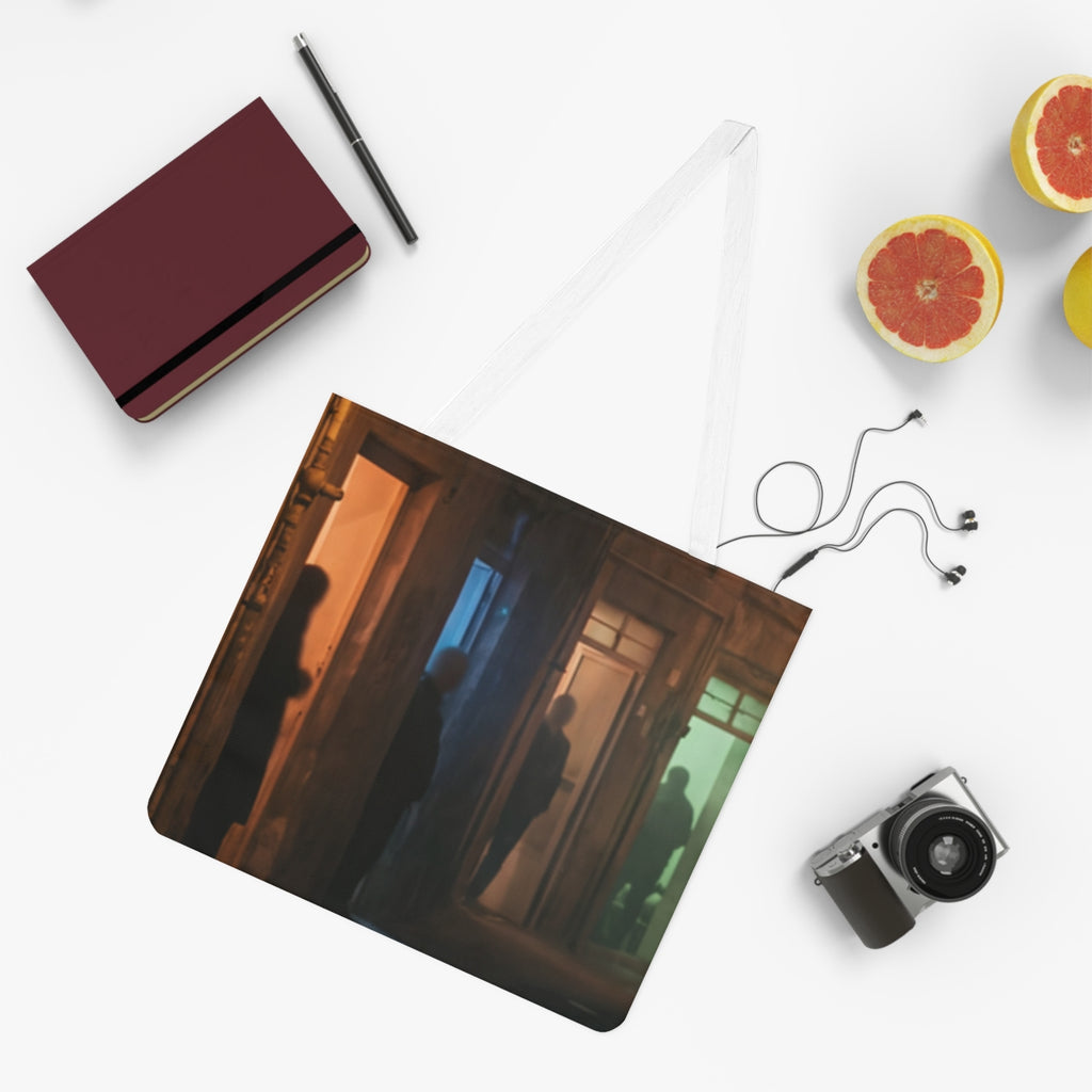 Shoulder Tote Bag - Shadowed Alleyway Mystery Art Print |...