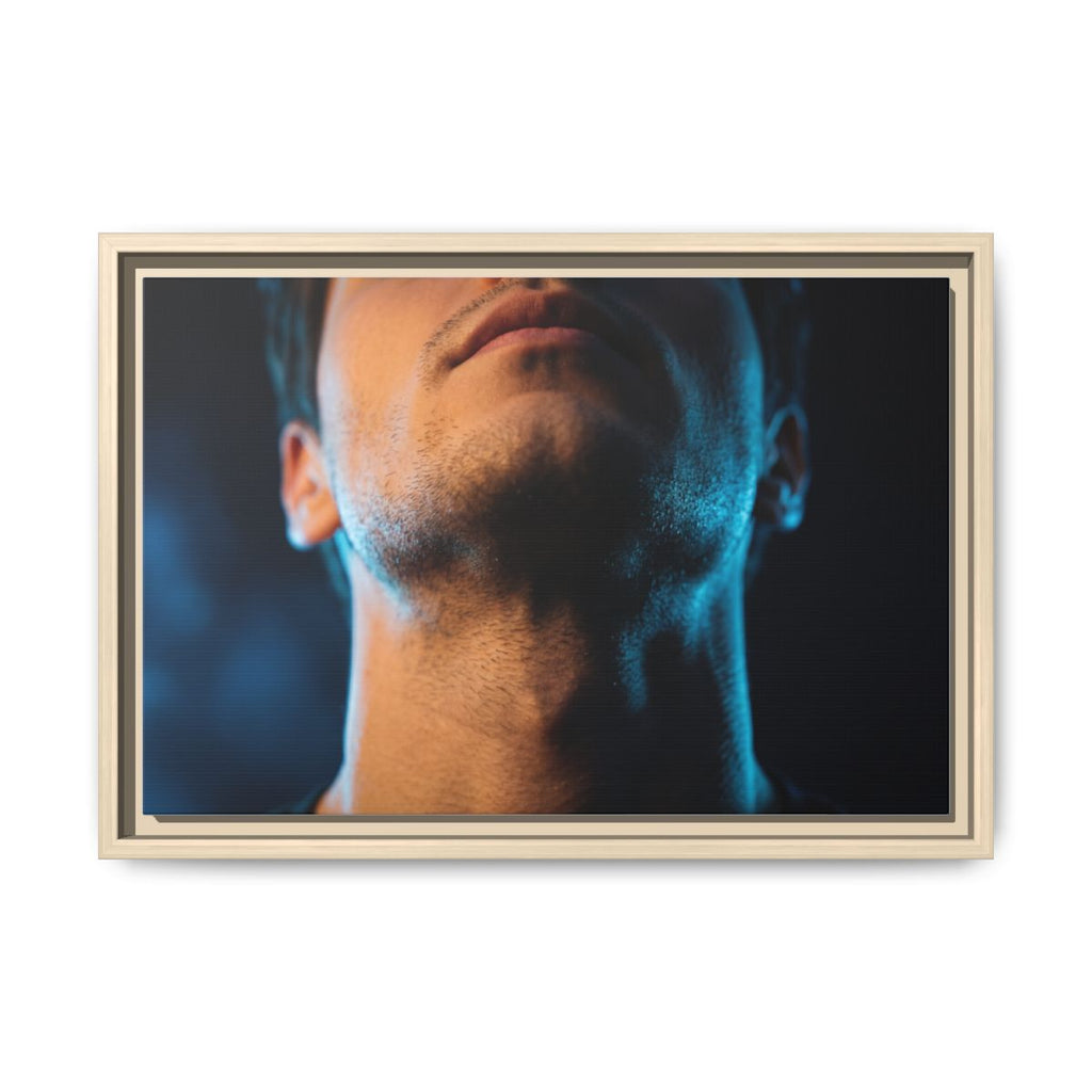 Framed Matte Canvas - Neon Noir