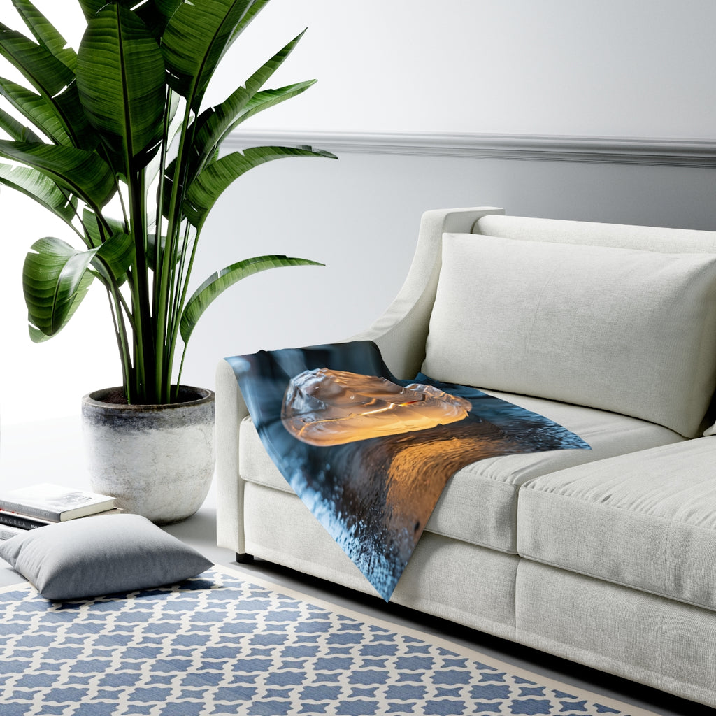 Luminous Fractured Glass Baby Swaddle Blanket