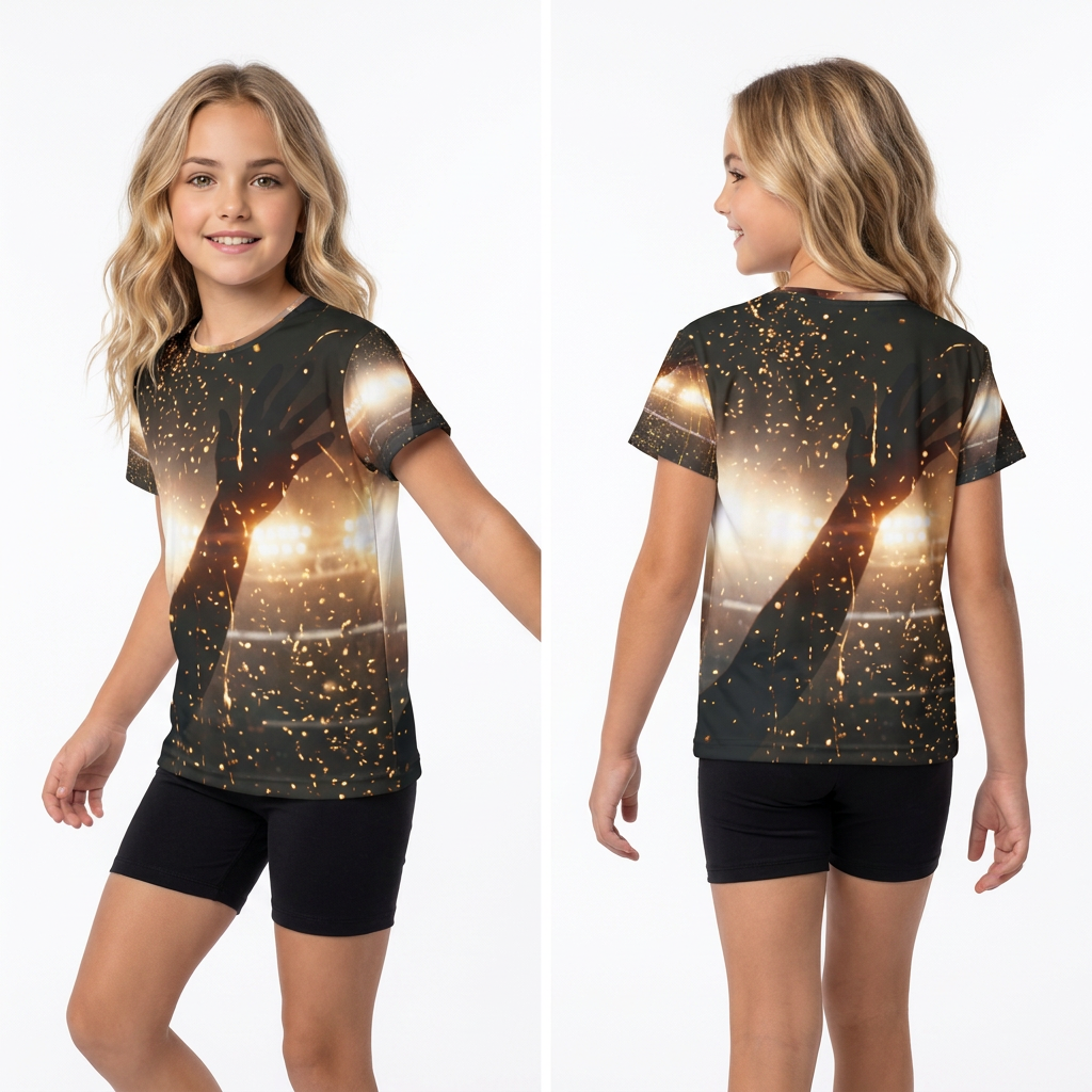 Maillot de sport enfant avec motif Golden Arena