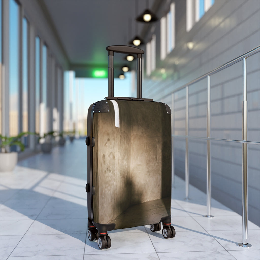 Suitcase - Shadows of the Citadel moody architectural print...