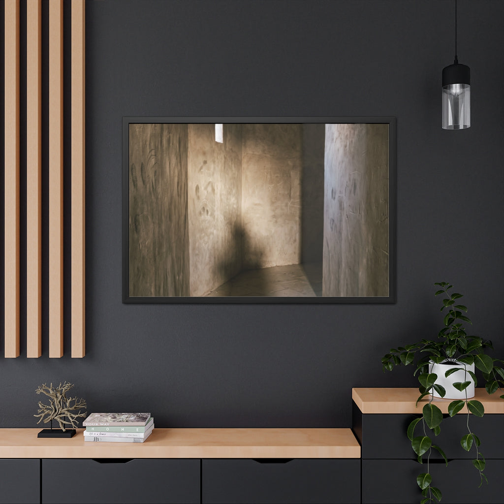 Framed Posters - Shadows of the Citadel moody architectural...