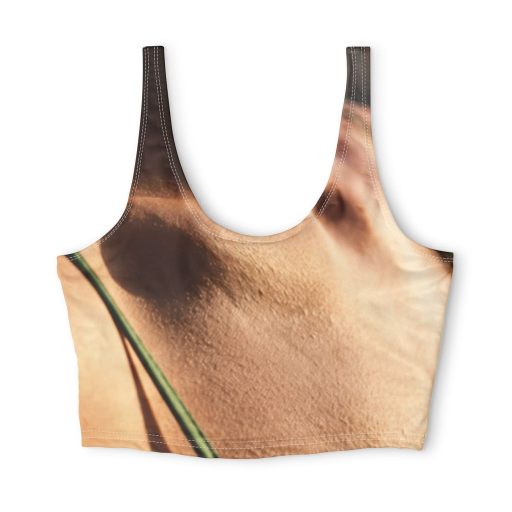 Golden Hour Sports Bra - Emerald Sunset Glow | Echovira...