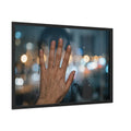 Landscape Framed Poster Rainy City Window