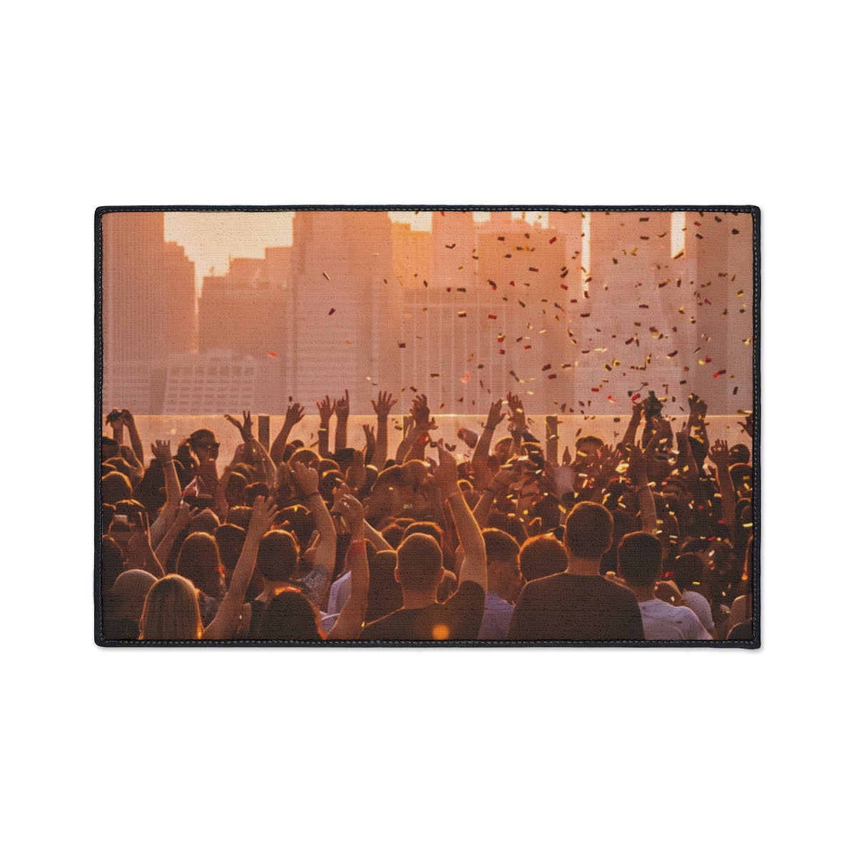 Heavy Duty Floor Mat - City Lights | Echovira Gallery