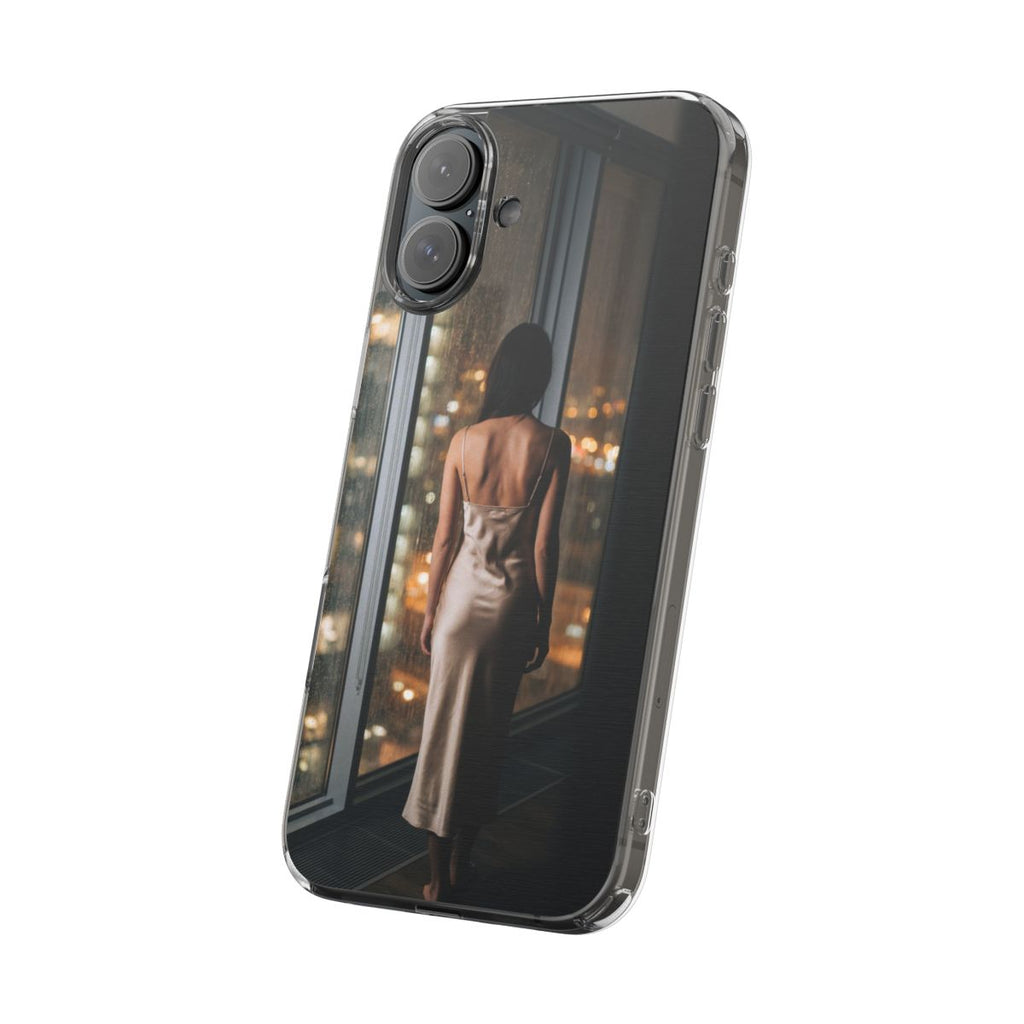 Clear Impact-Resistant Cases - Clear Phone Case - Rainy Mood...
