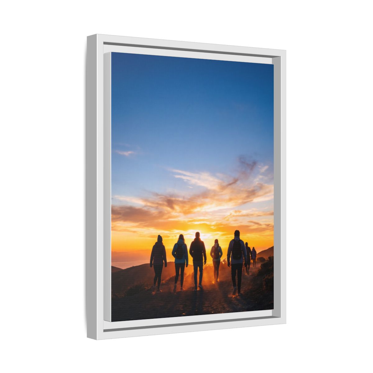 Matte Canvas, Framed - Epic Dawn Trek
