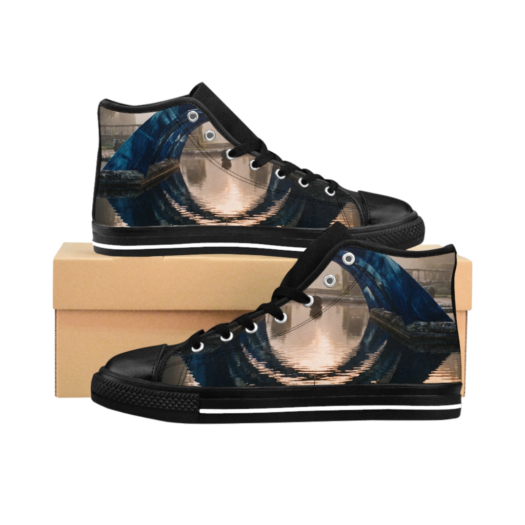 Women's Classic Sneakers with Surreal Arch Art