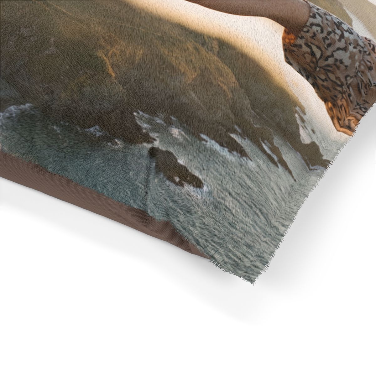 Pet Bed - The Infinite Touch | Ethereal Coastal Art |...