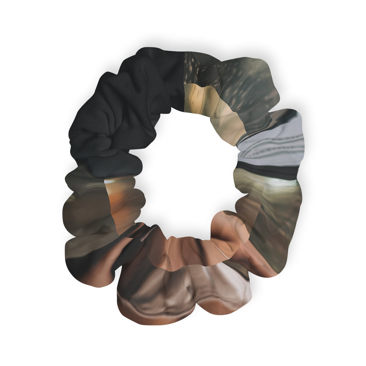 Scrunchie - Midnight City Elegance